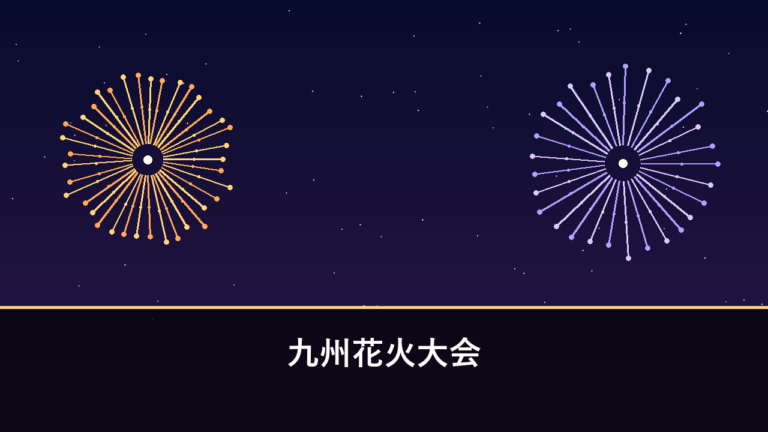 九州花火大会｜2026年（第74回）は10月10日に開催予定（唐津市・松浦川）
