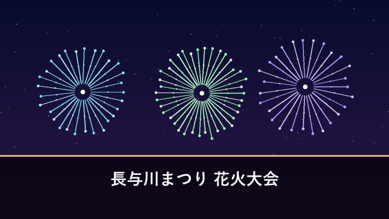 長与川まつり 花火大会｜2026年は8月23日に開催・1000発（西彼杵郡長与町）