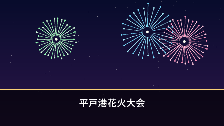 平戸港花火大会｜2026年は開催なし（平戸市・平戸港交流広場）