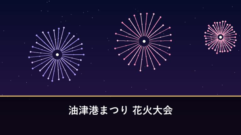 油津港まつり 花火大会｜2026年は7月18日に開催（日南市・油津港）