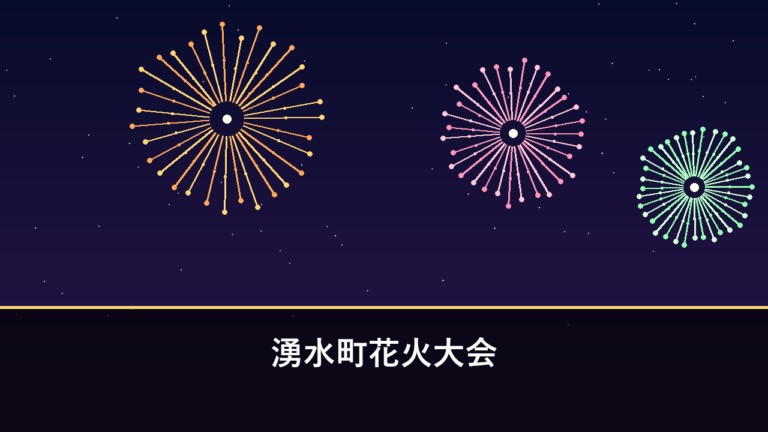 湧水町花火大会｜2026年は8月29日に開催・約5000発（姶良郡湧水町・栗野）
